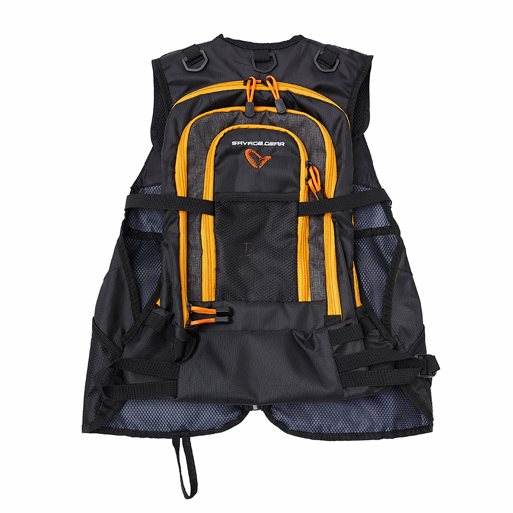 Savage Gear Pro-Tact Spinning Vest - Pliers & 2 Tackle Boxes Included