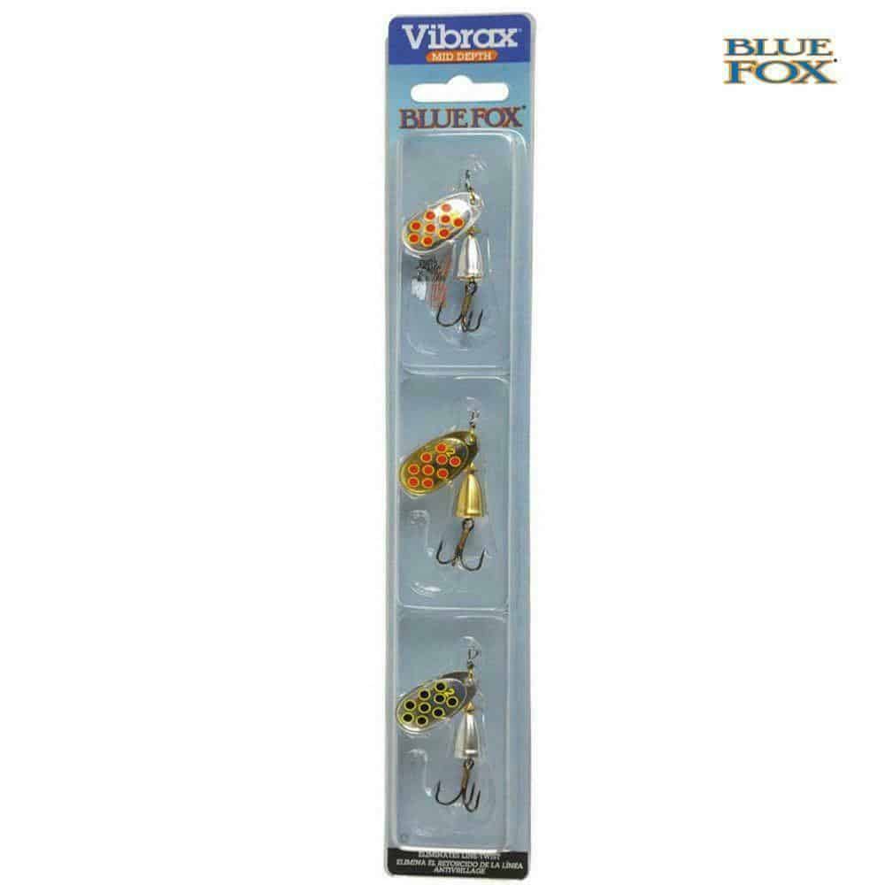Blue Fox Vibrax Spinners Expert Set Of 3