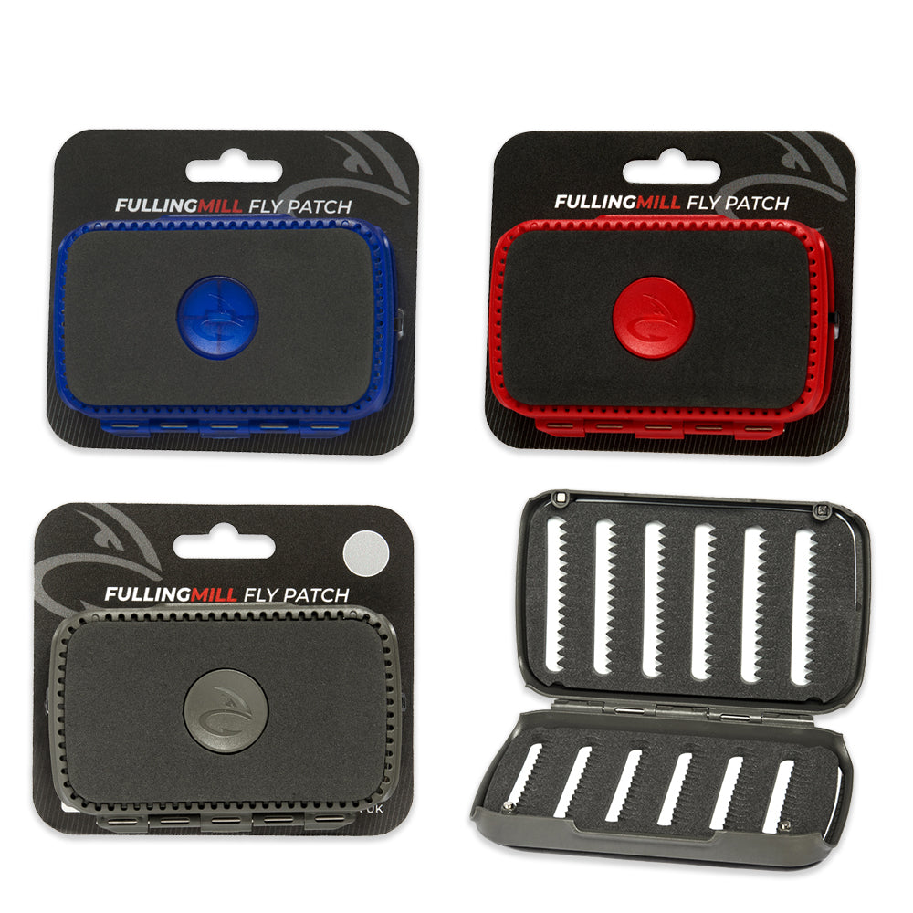 Fulling Mill Fly Patch Fly Fishing Box - Holds 180+ Flies