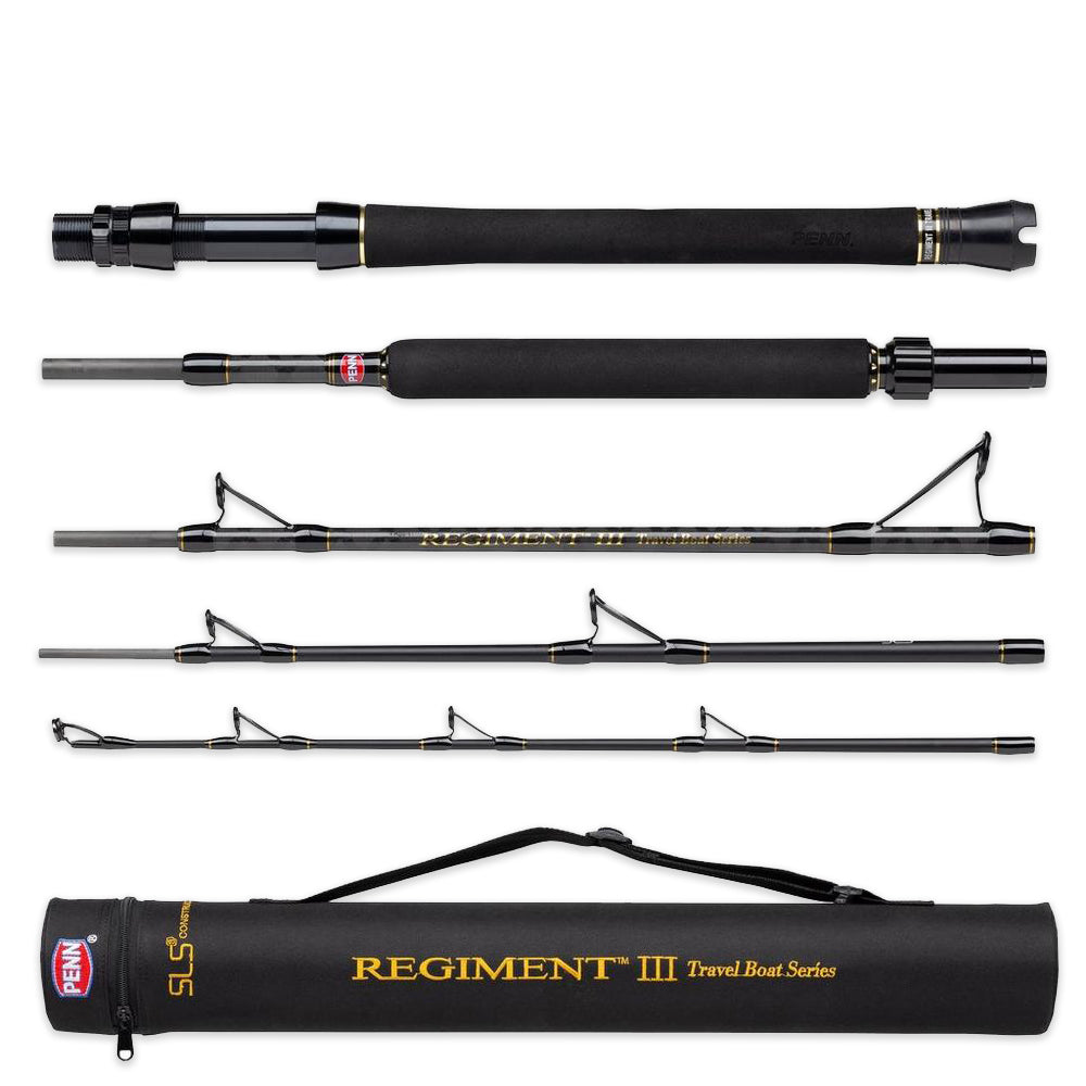Penn Regiment III / MK3 Travel Fishing Boat Rod - 5pc