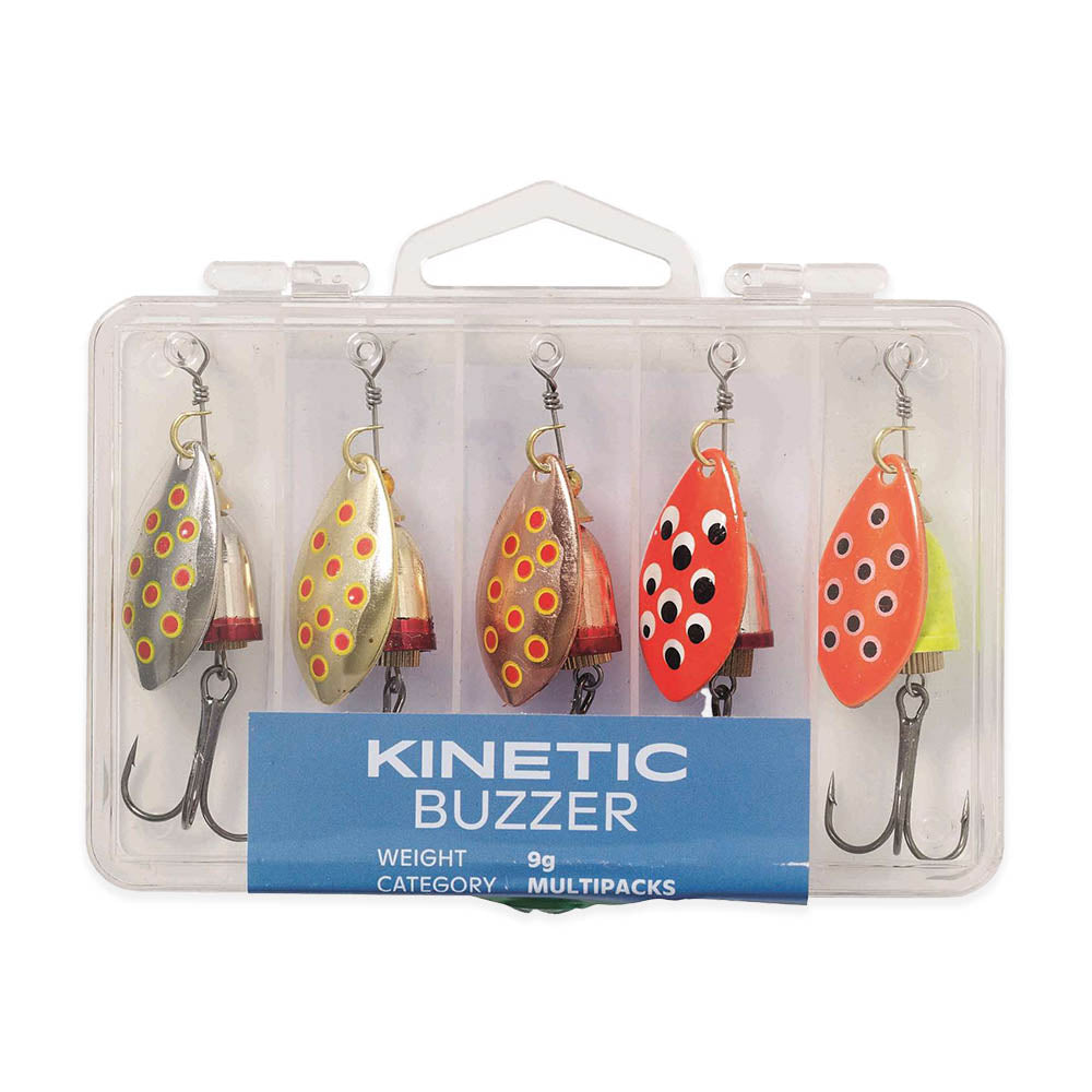 Kinetic Buzzer Spinner Box Set 5pc - 6g / 9g