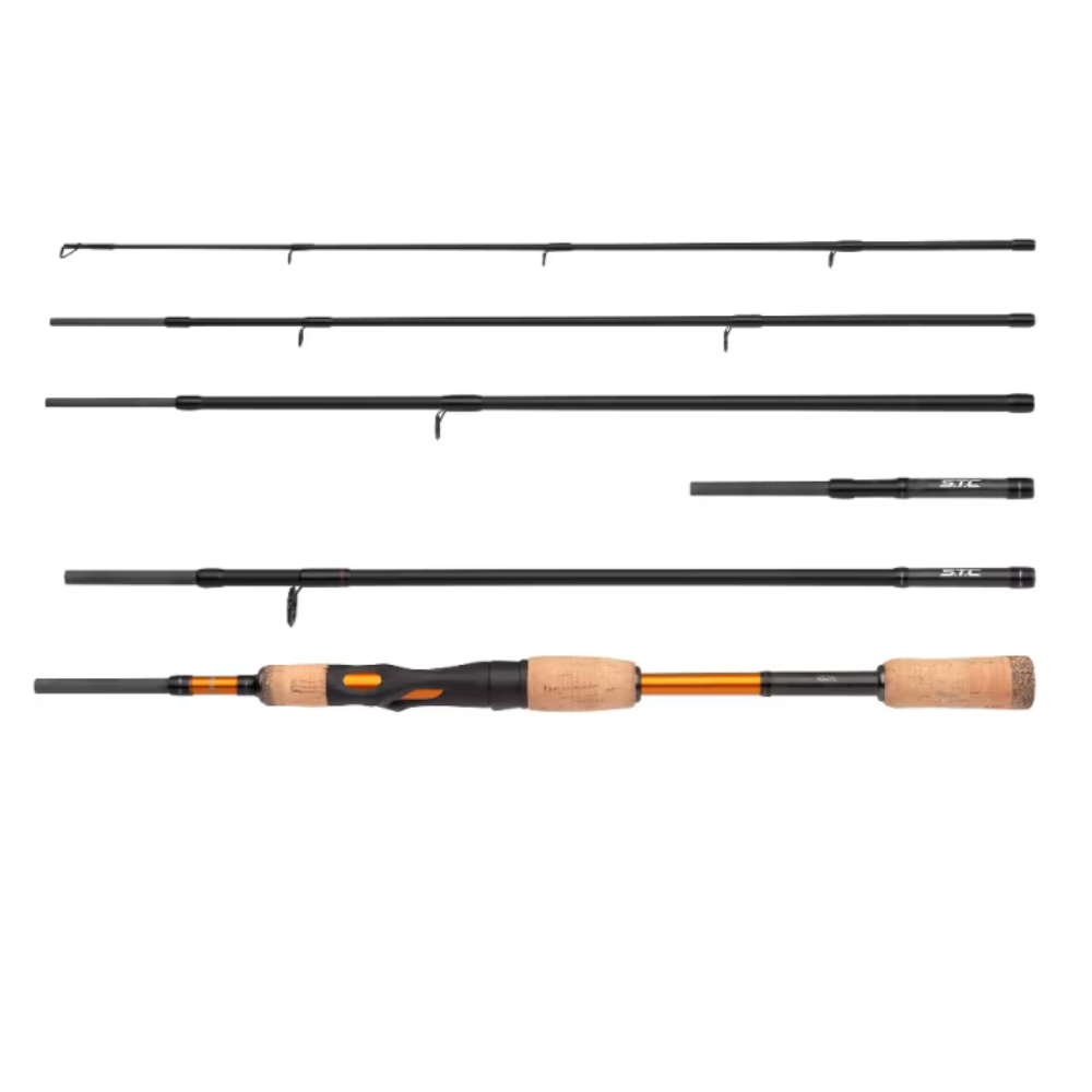 Rod STC AX Spinning Multi Length Travel Rod - 6pc Travel Fishing Rod