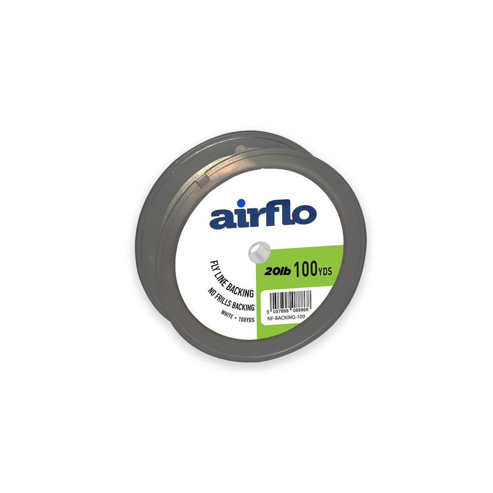 Airflo No Frills Fly Backing Line White 100yds - 20lb / 30lb 