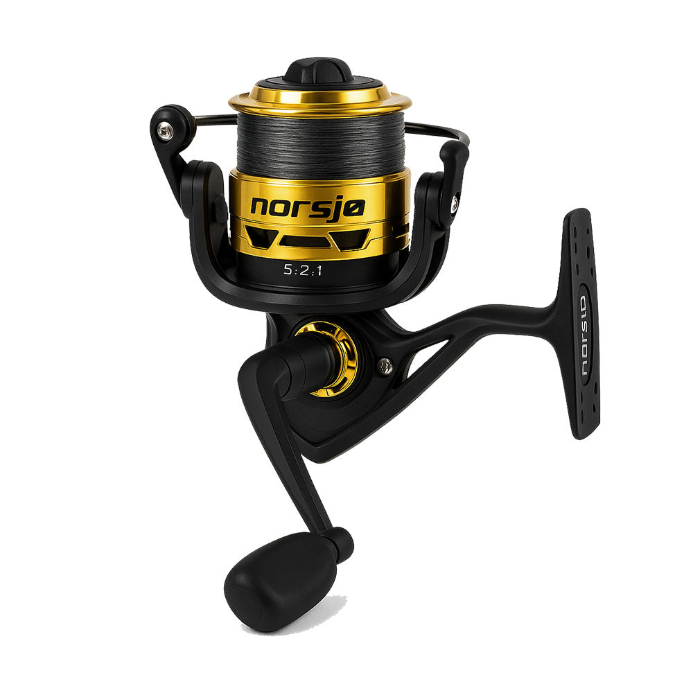 Mikado Bixlite & Kinetic Norsjo Light Spinning Combo - Pre-spooled 3000FD Reel