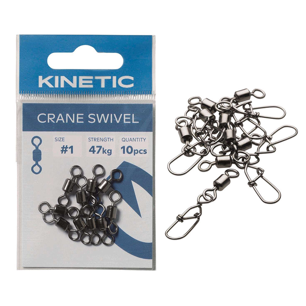 Kinetic Crane Swivel With Dual Snap