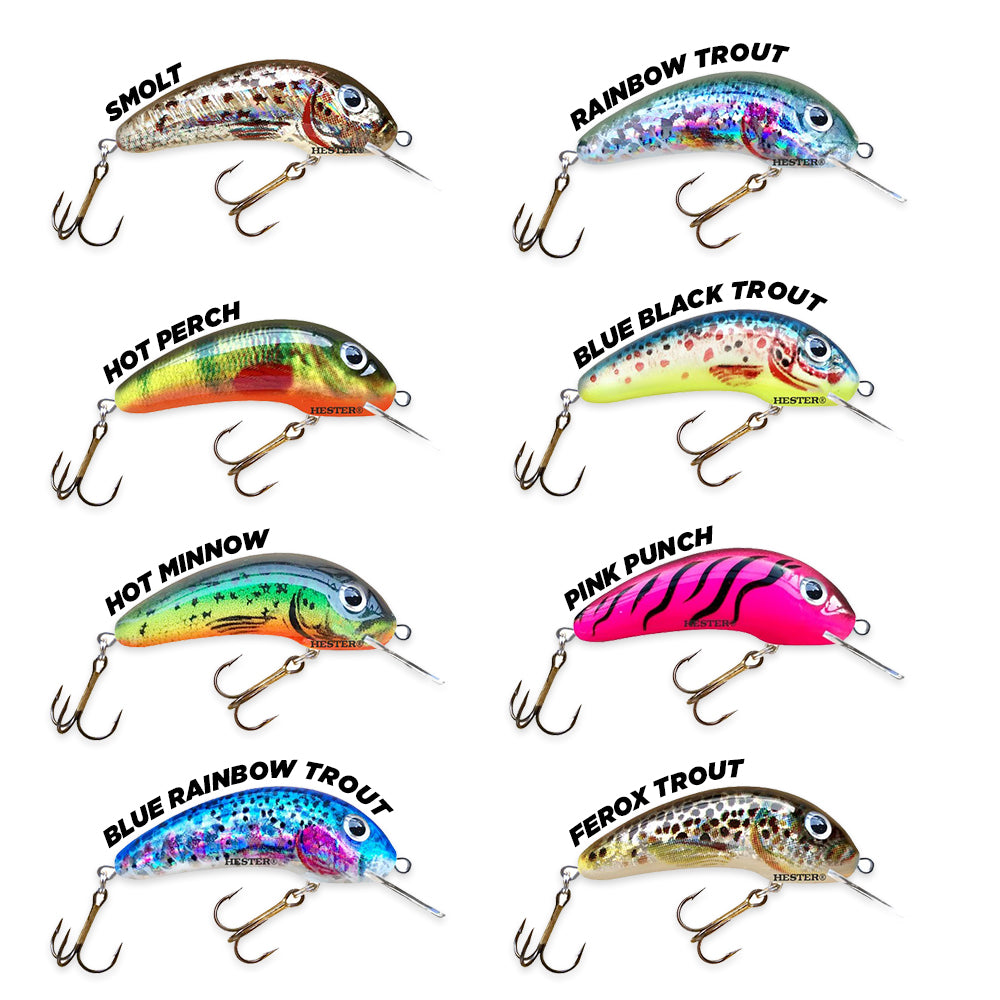 Hester Smallfry Crankbait Fishing Lures 4cm/3g