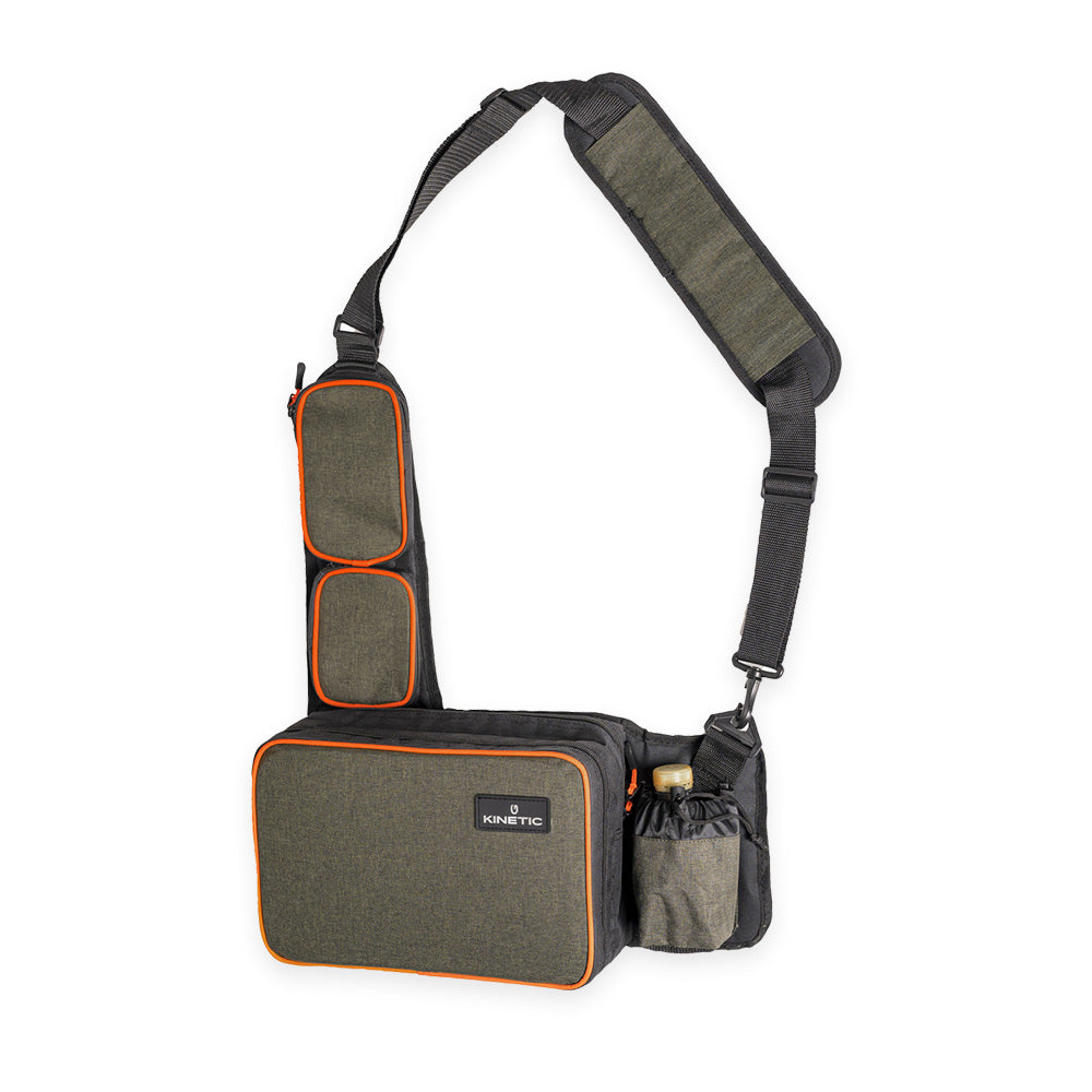 Kinetic Fishing Lure Sling bag With 1 Tackle Box -Lightweight Sling Fishing Bag