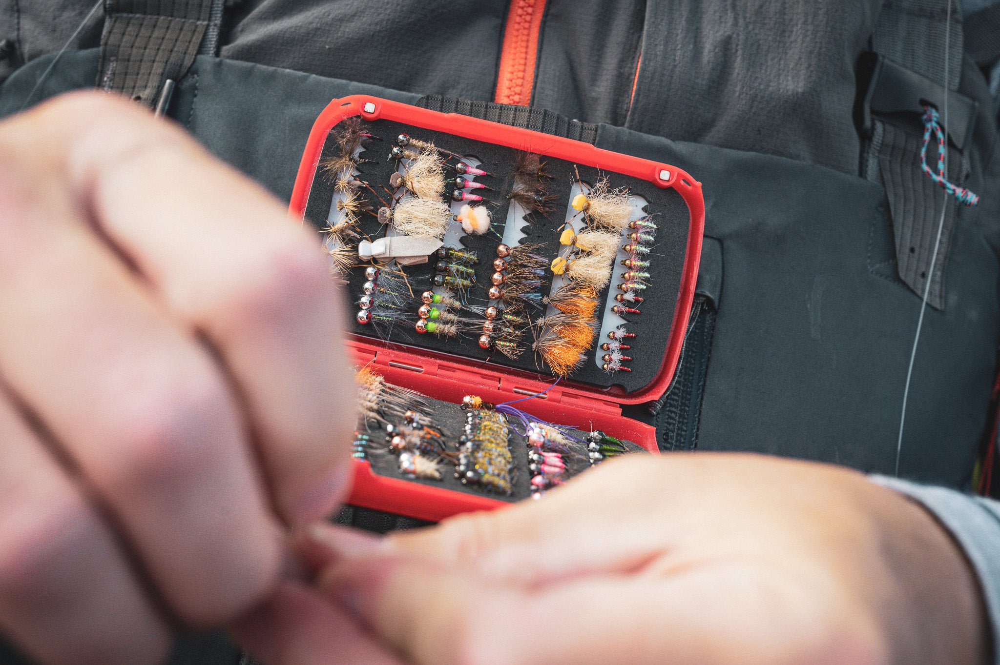 Fulling Mill Fly Patch Fly Fishing Box - Holds 180+ Flies