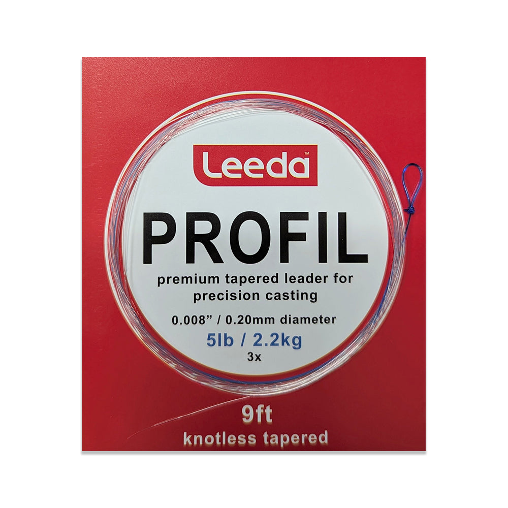 Leeda Profil Casts Premium Knotless Tapered Leader 9ft