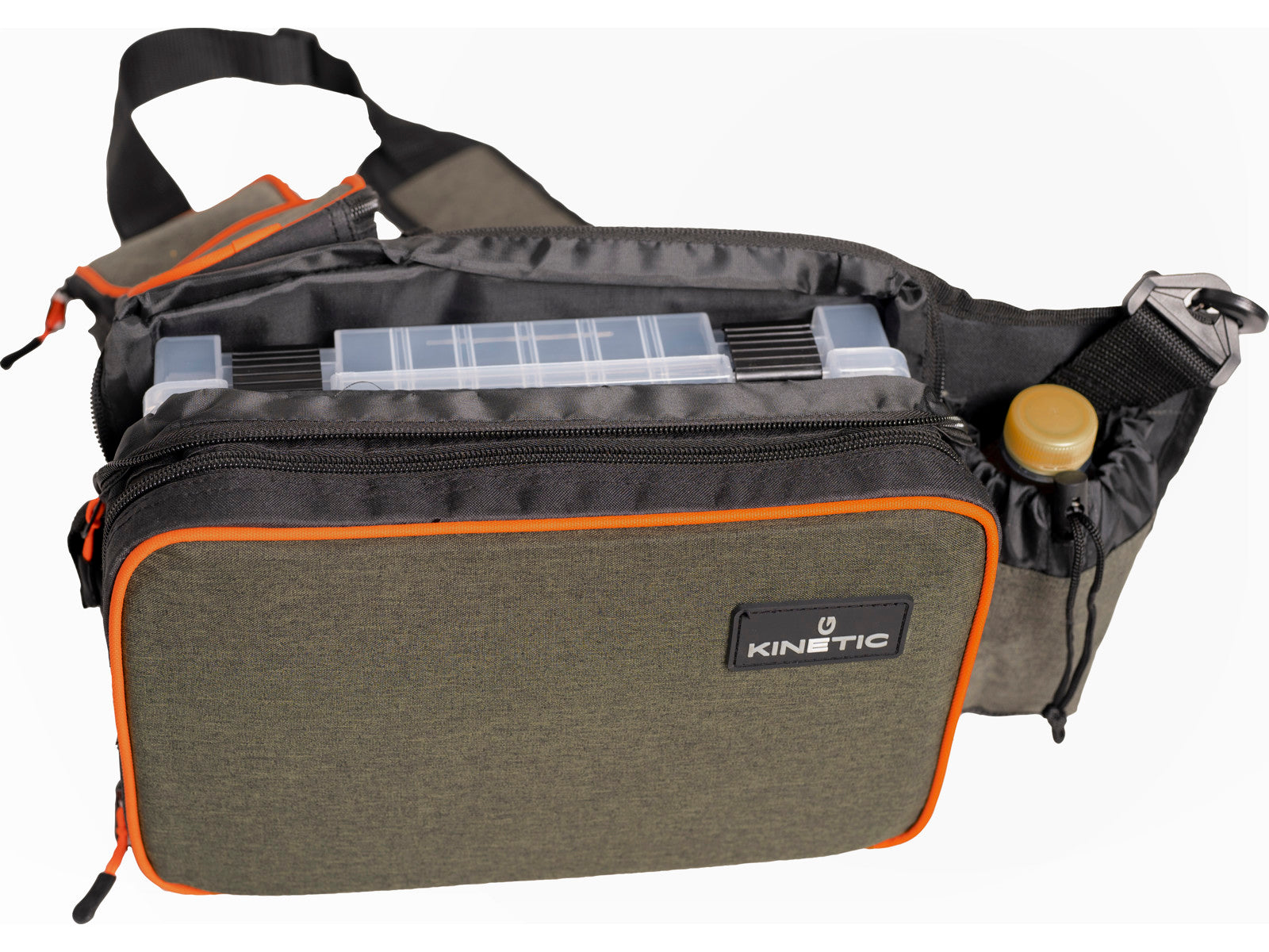 Kinetic Fishing Lure Sling bag With 1 Tackle Box -Lightweight Sling Fishing Bag