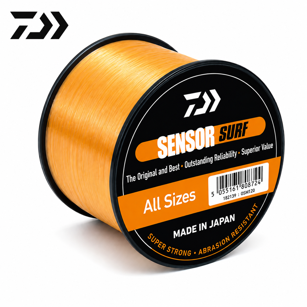 DAIWA SENSOR ORANGE BULK SPOOL MONO 12LB - 30LB