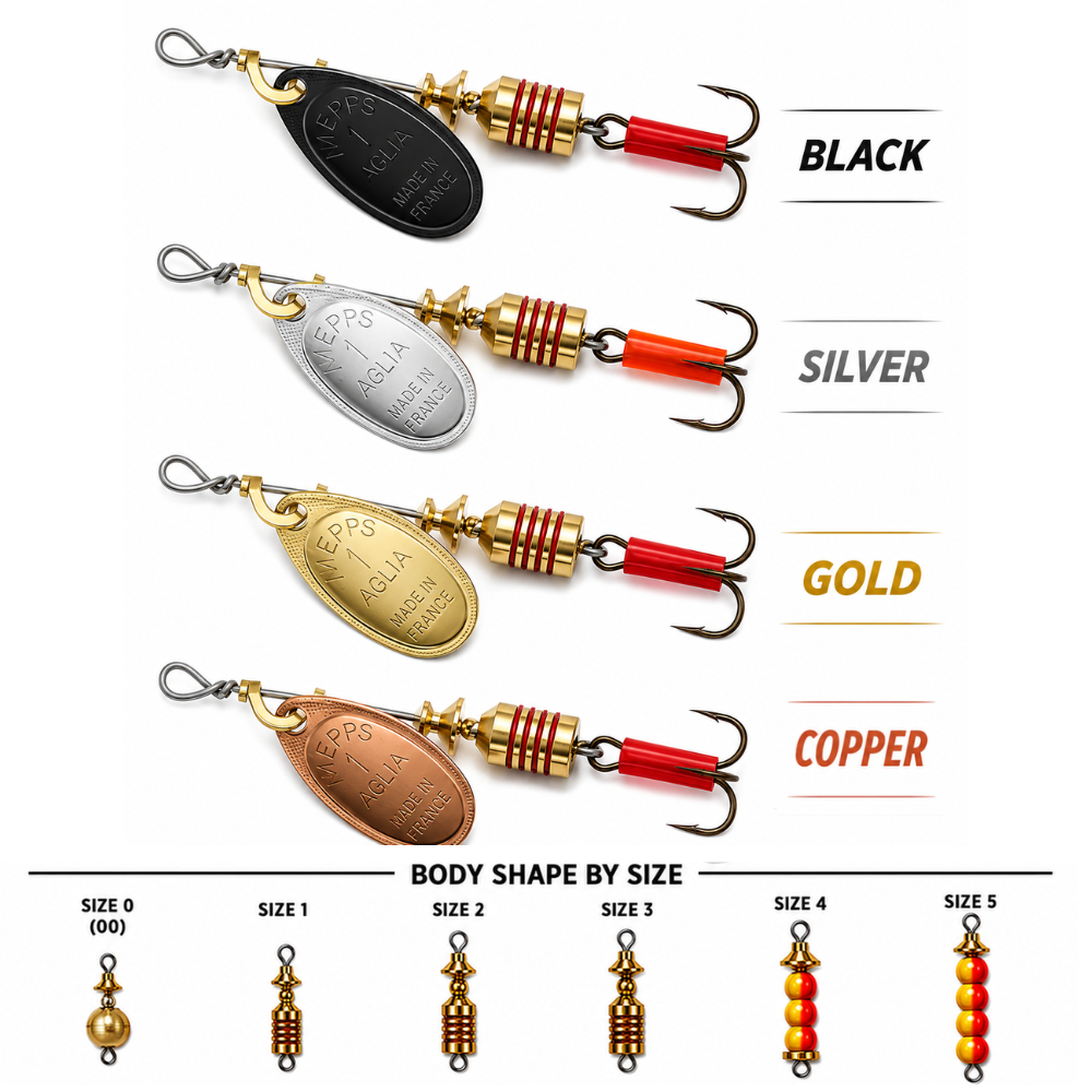 Mepps Aglia Spinner - Inline Fishing Lure