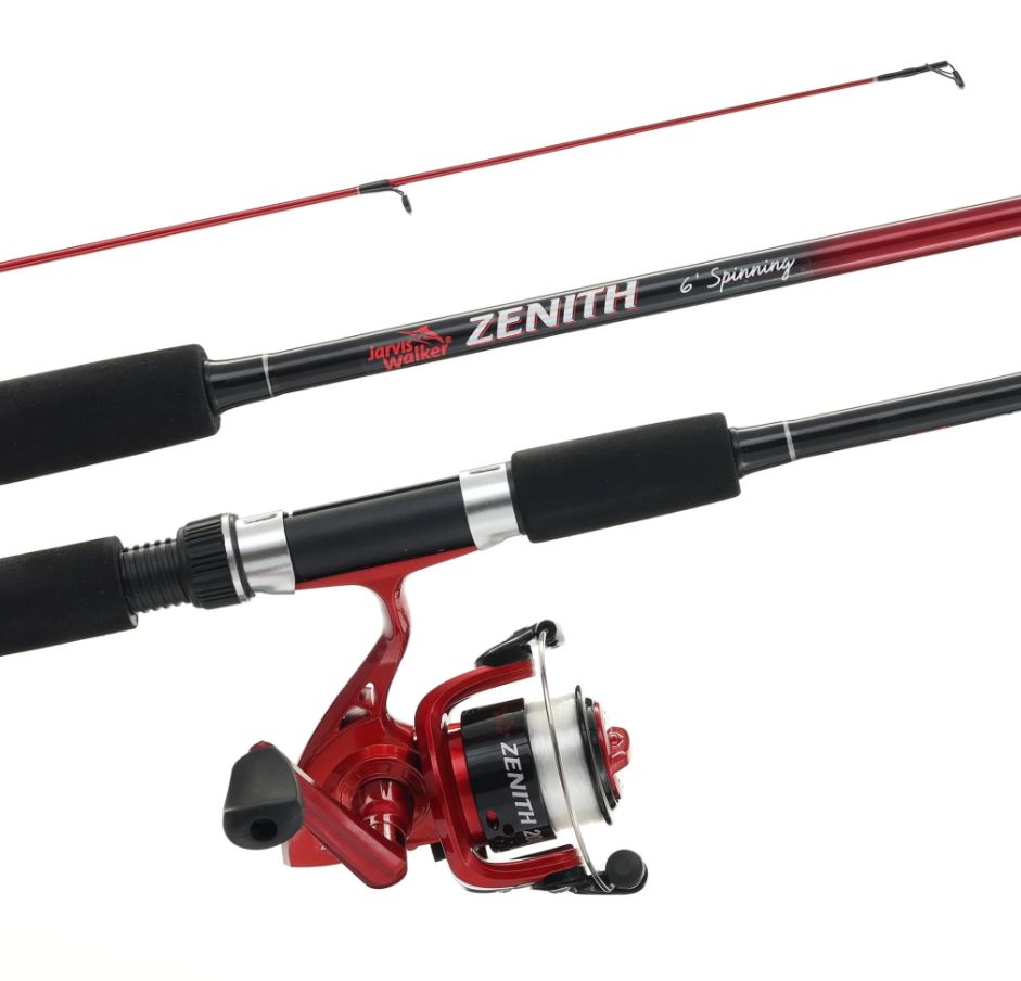 Jarvis Walker Zenith Kids Fishing Rod Combo - 6ft Junior Fishing Rod Reel & Line
