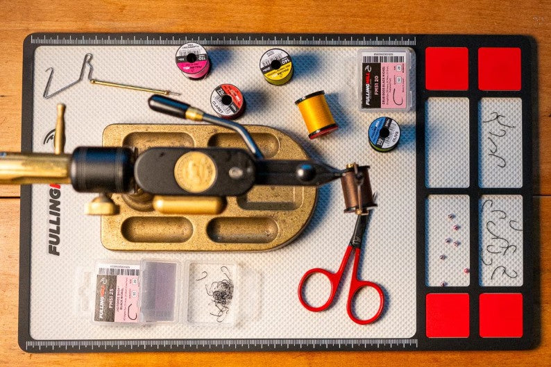 Fulling Mill Magnetic Fly Tying Mat - Silicone Non Slip Fly Tying Mat - NEW 2026