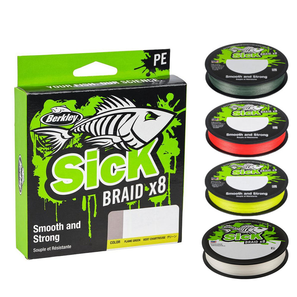 Berkley Sick Braid X8 Fishing Line 150m