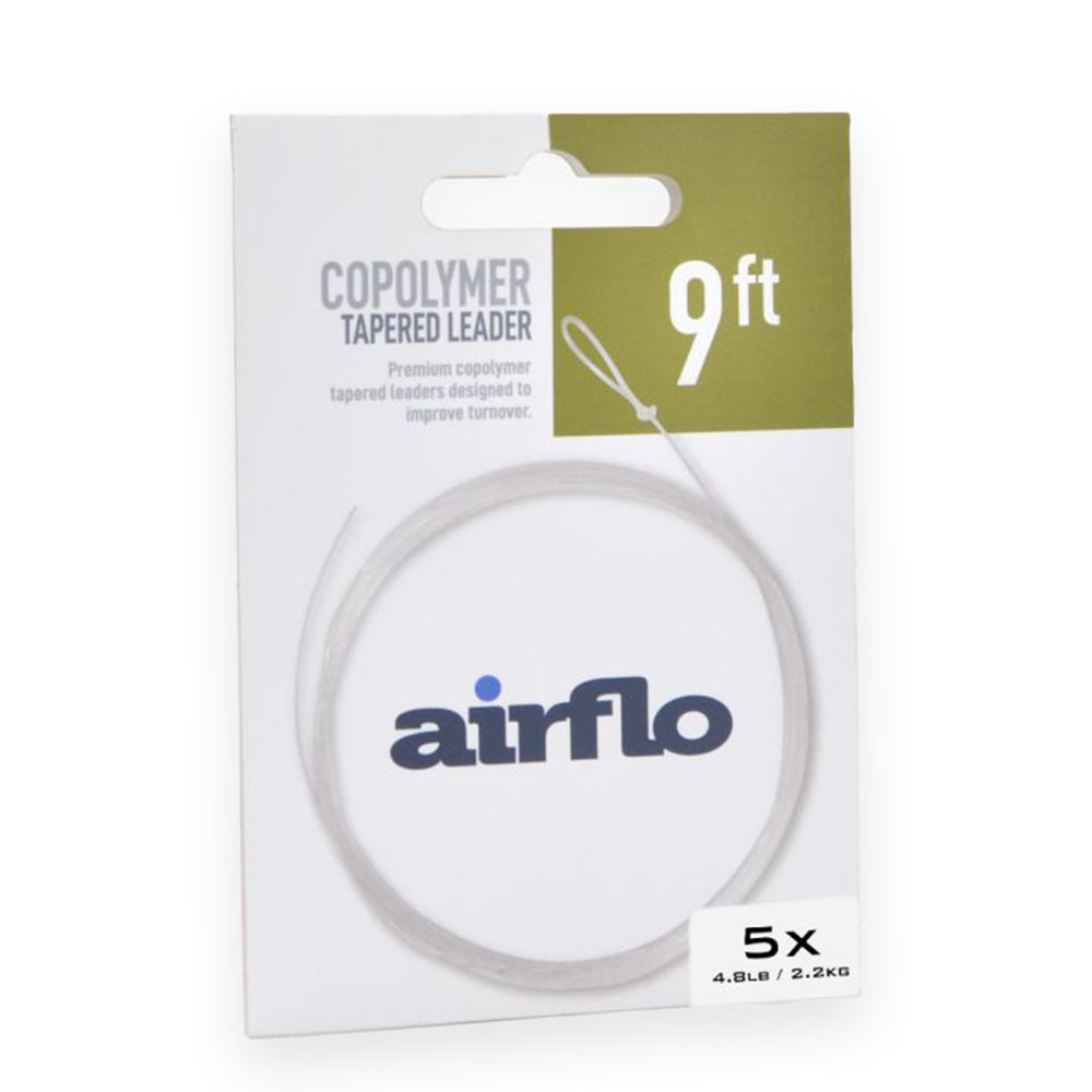 Airflo Copolymer Tapered Leader 9ft - Fly Fishing Leader