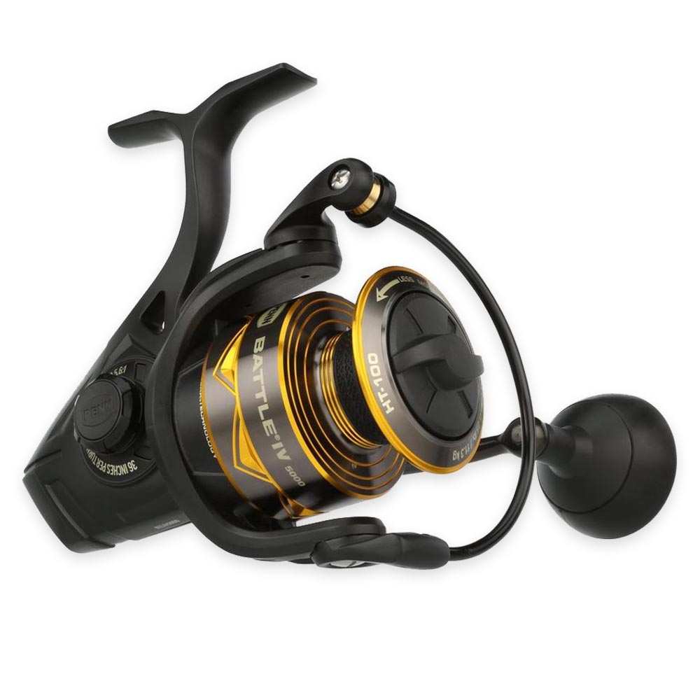 PENN Battle IV Spinning Reel - Saltwater Sea Spinning Fishing Reel - NEW MODEL