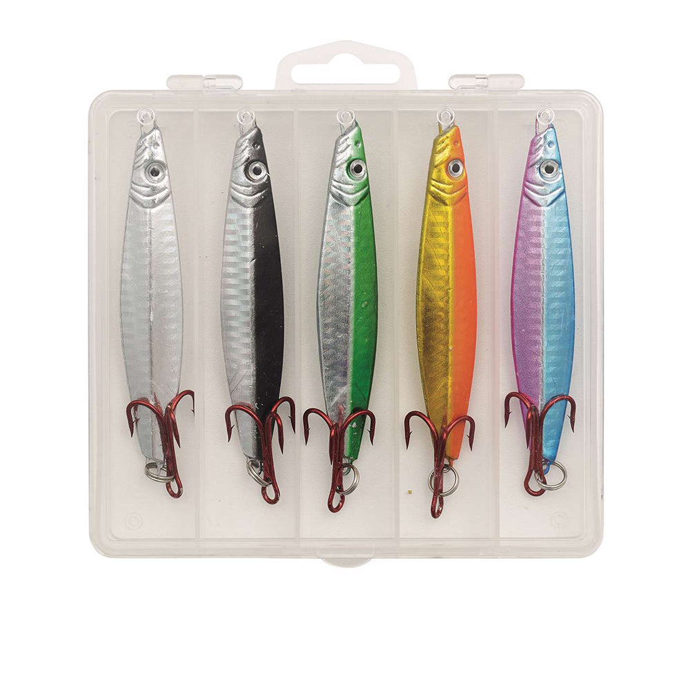 Kinetic Norske Silden Metal Sea Lures Mix – 5pcs | 25g / 40g