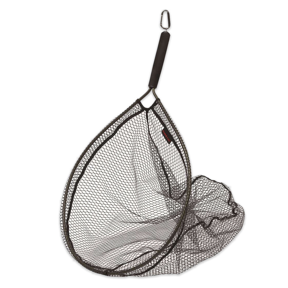 Head: 40x50cm Handle: 17cm Alu. frame (Green) EVA handle Magnetic Quick Release Rubber Mesh Net