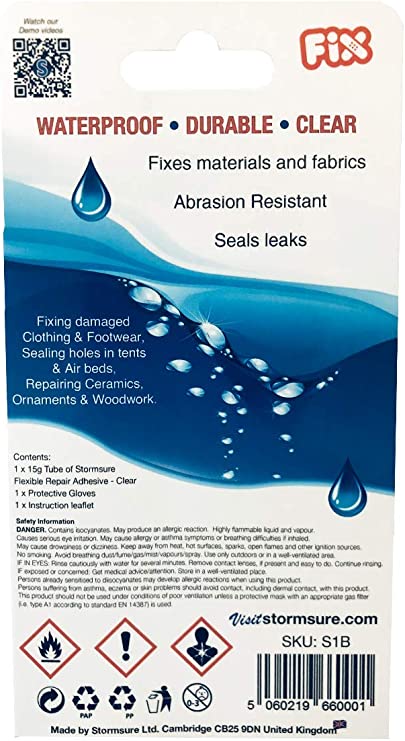Stormsure Flexible Repair Adhesive kit 15g
