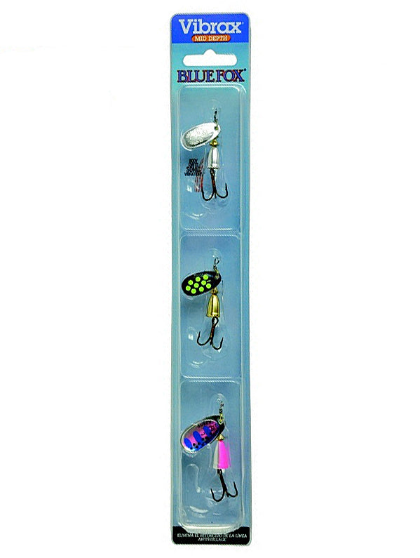 Blue Fox Vibrax Spinners Expert Set Of 3
