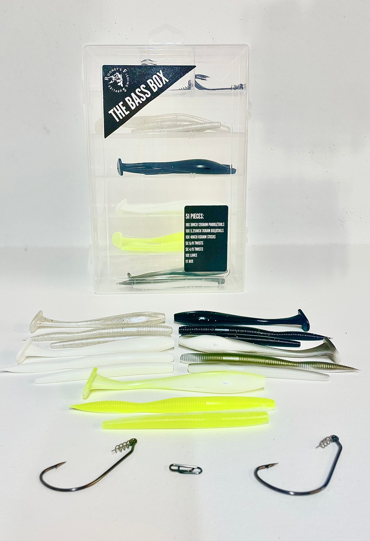 Rooney's Bass Fishing Box 51pc