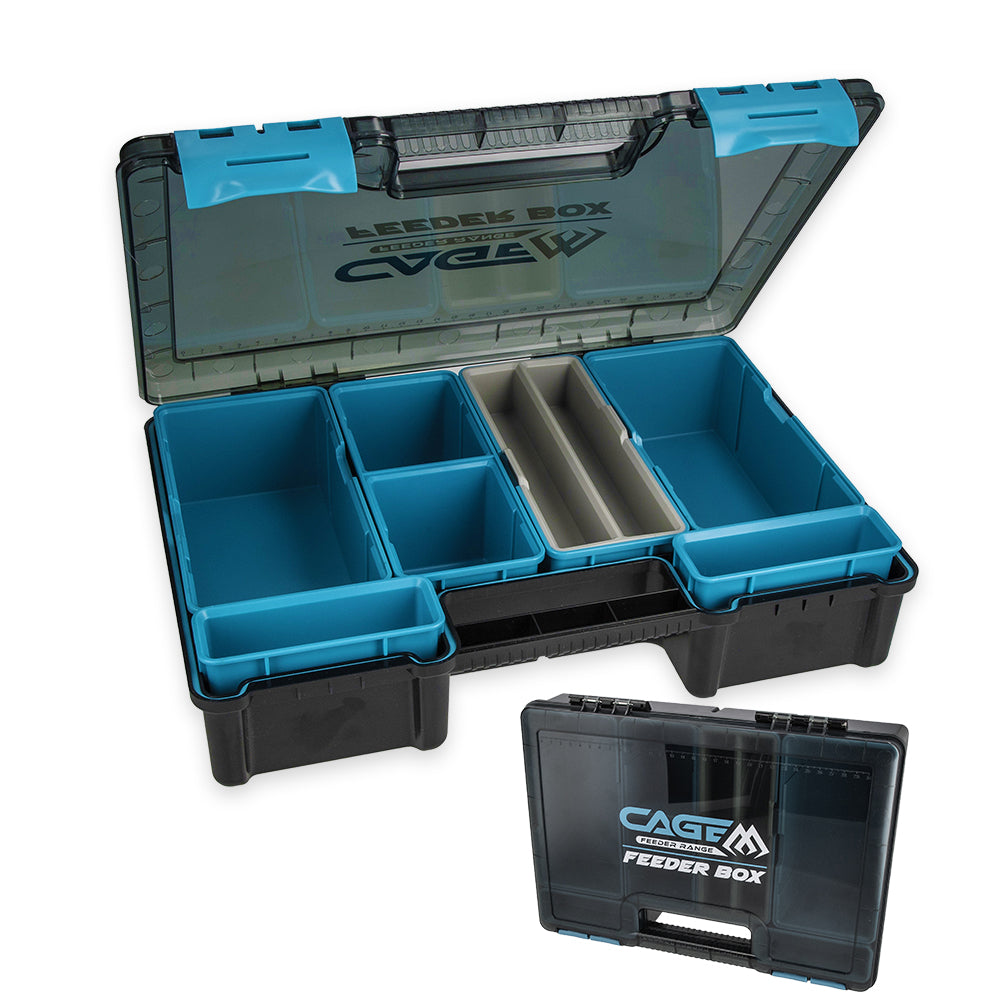 Mikado Feeder Tackle Box Storage Modular Organiser - Coarse Fishing Tackle Box