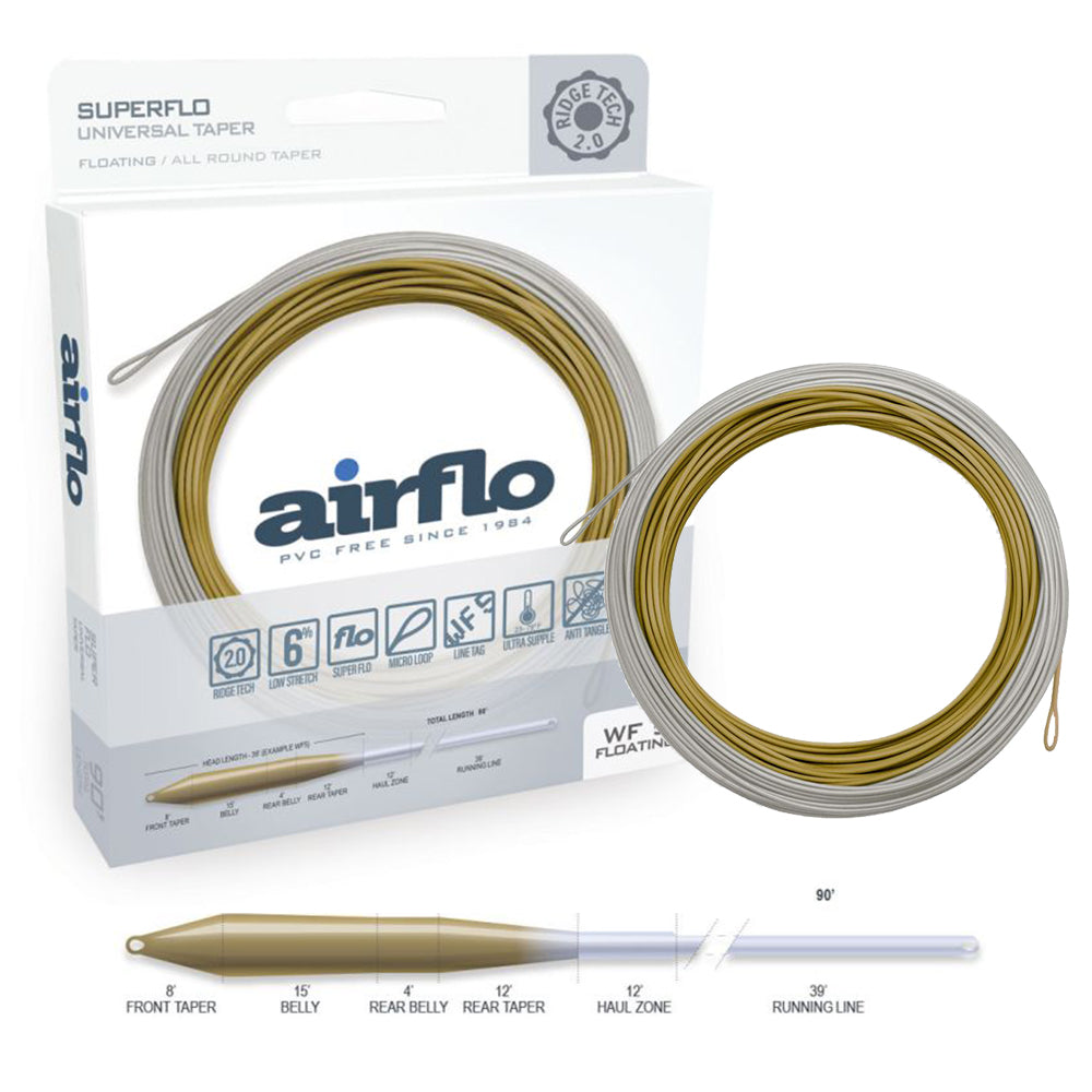 Airflo Superflo Universal Taper All Round Taper Floating Fly Line