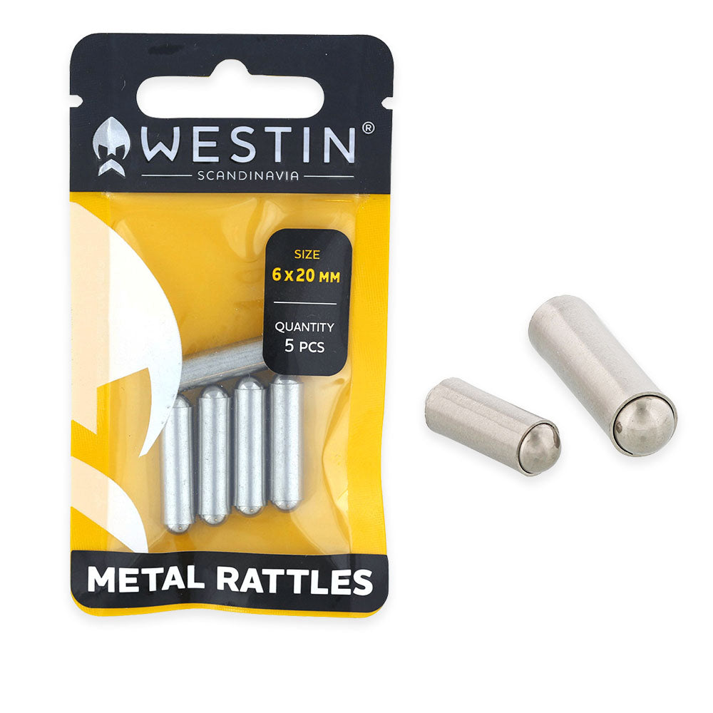 Westin Metal Rattle Soft Lure Inserts - 5pcs