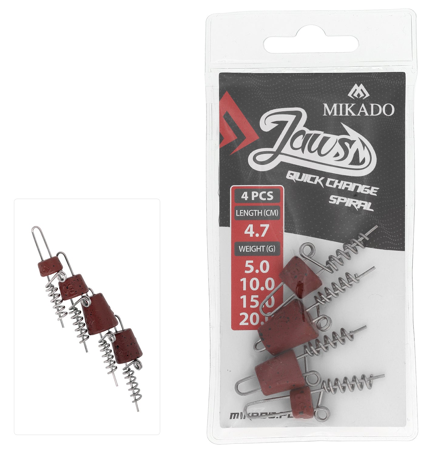 Mikado Jaws Quick Change Spiral