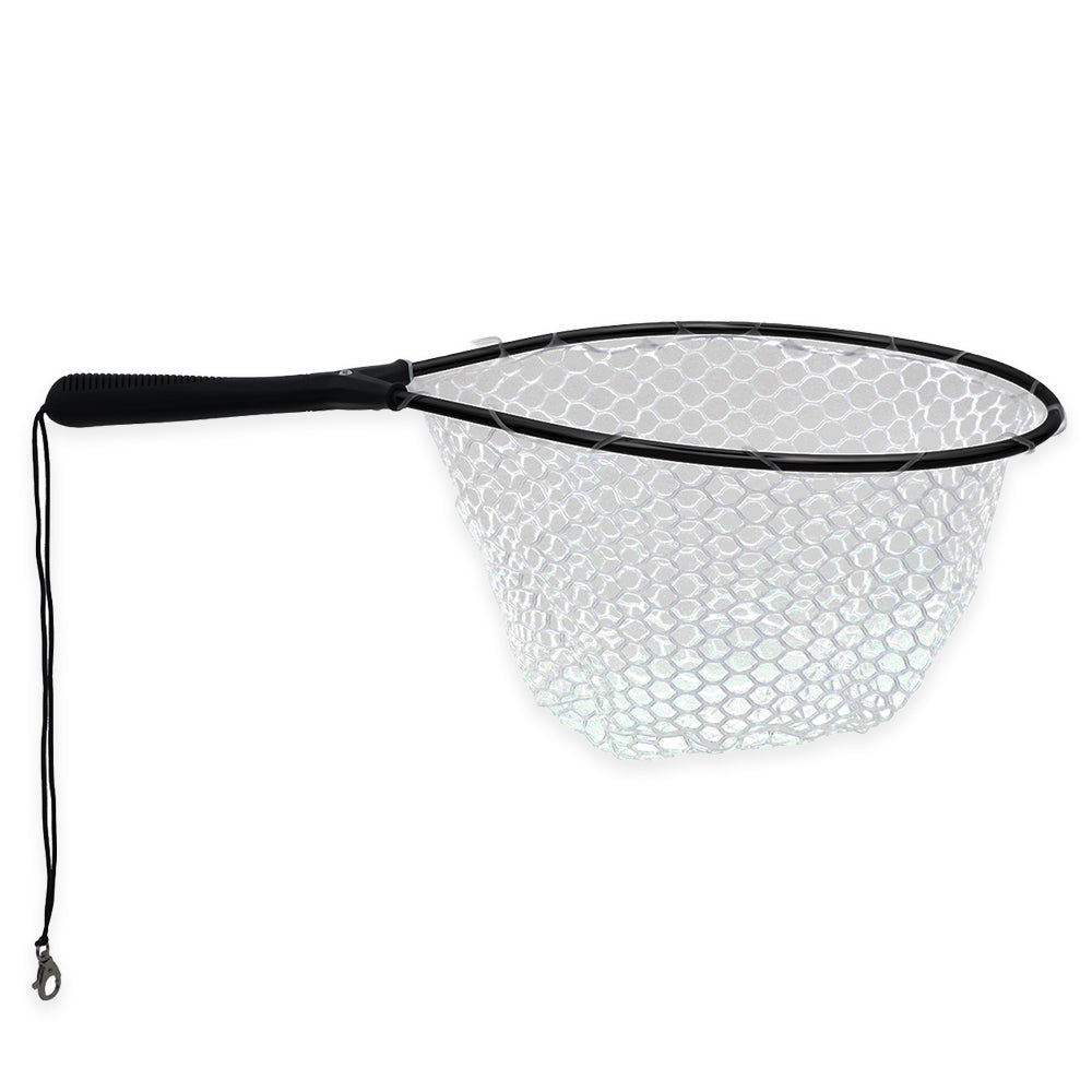 Mikado Clear Silicone Scoop Landing Net - L66 x W40cm