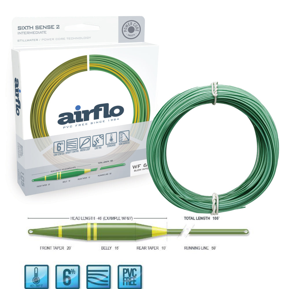 Airflo Sixth Sense 2 Slow Intermediate Fly Fishing Line