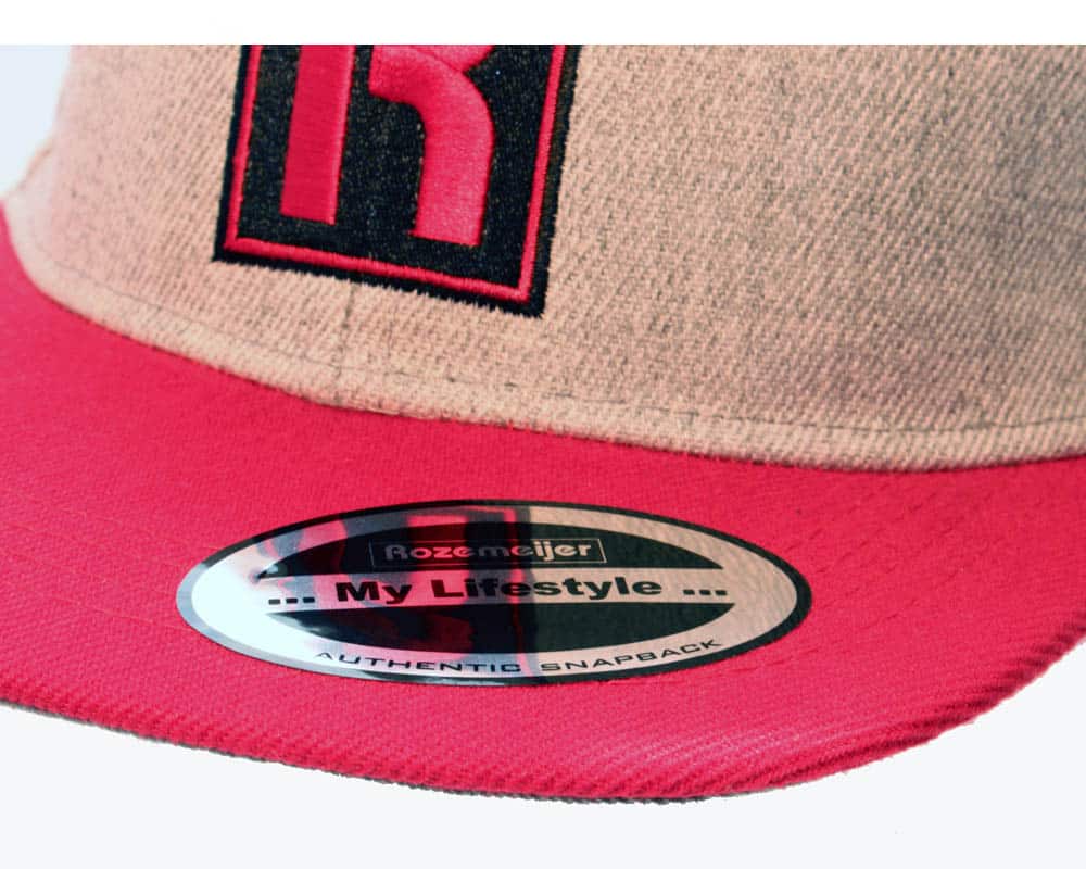 Rozemeijer Snapback Fishing Cap - Grey / Red