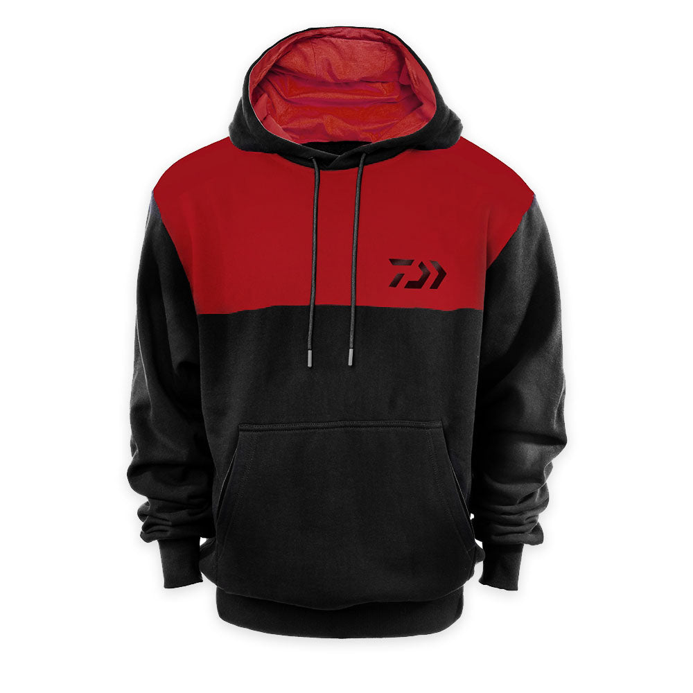 Daiwa Black & Red Hoodie 2025 - New Fishing Hoodie