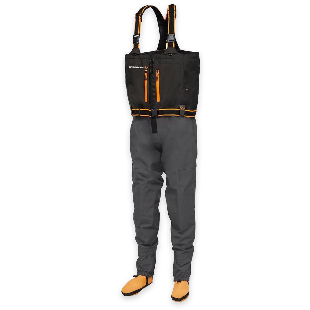 Savage Gear SG8 ZIP Chest Fishing Waders Stockingfoot - Zipped Chest Waders