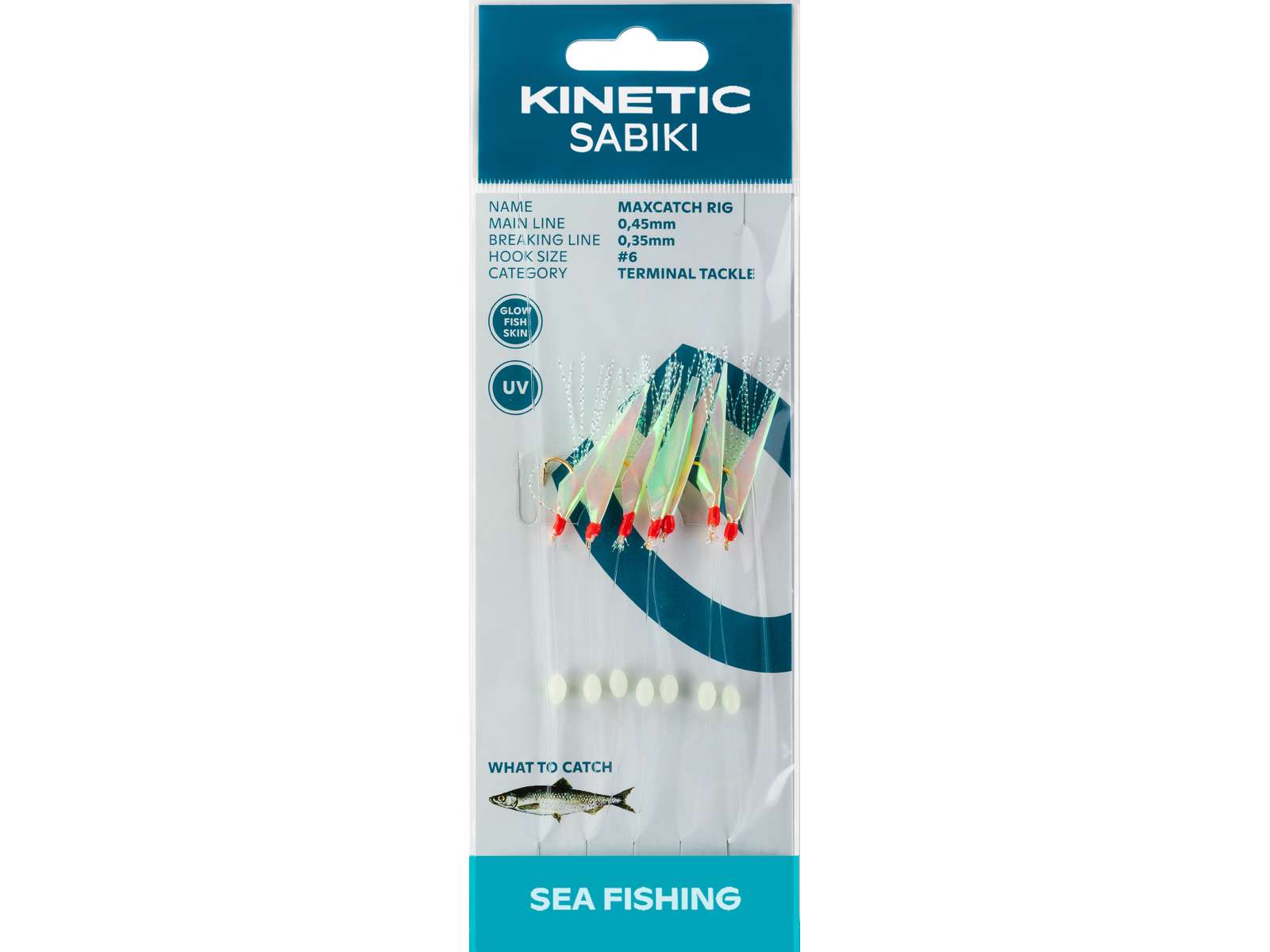 Kinetic Sabiki Maxcatch 7 Hook Sea Rig