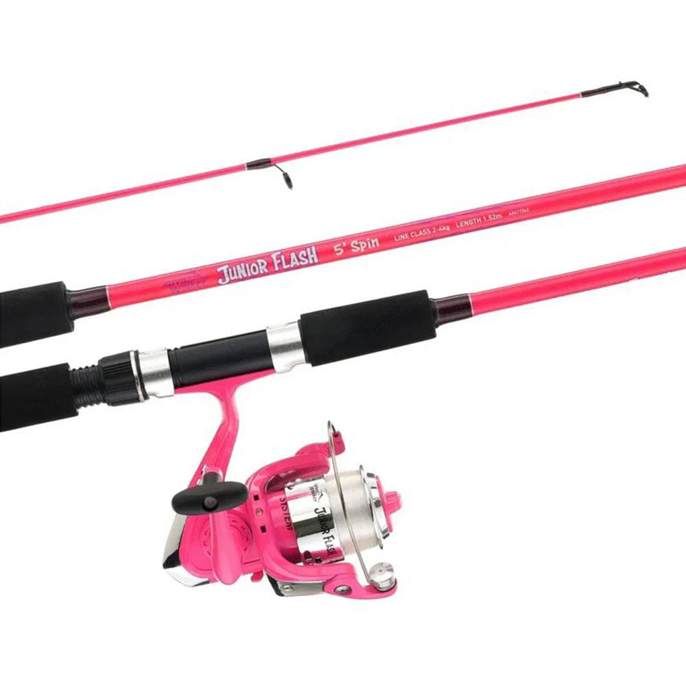Jarvis Walker Junior Flash Kids Fishing Rod Combo - 5ft Fishing Rod Reel & Line