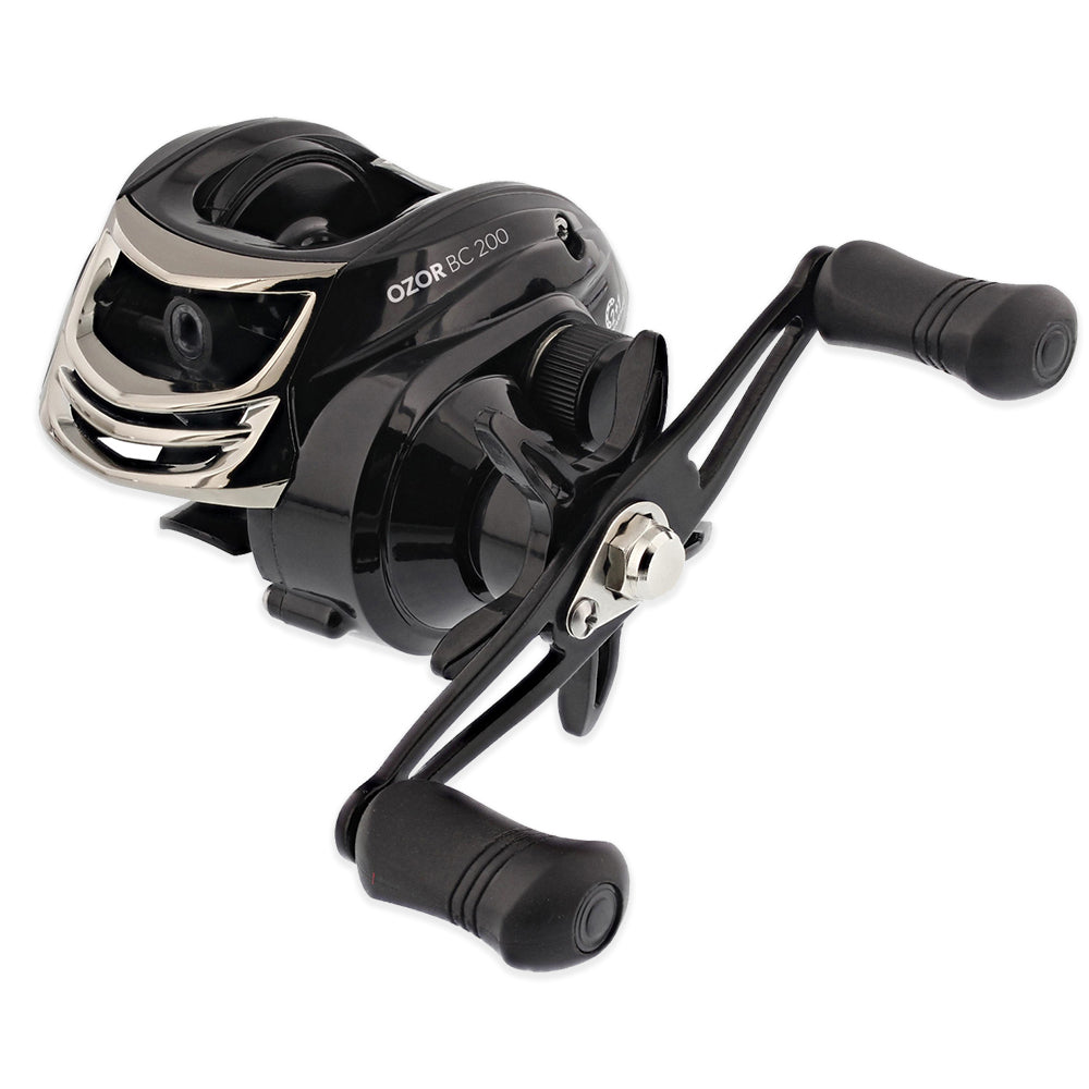 Kinetic Ozor Baitcast Left Hand Fishing Reel - 200 | LH | 2+1BB