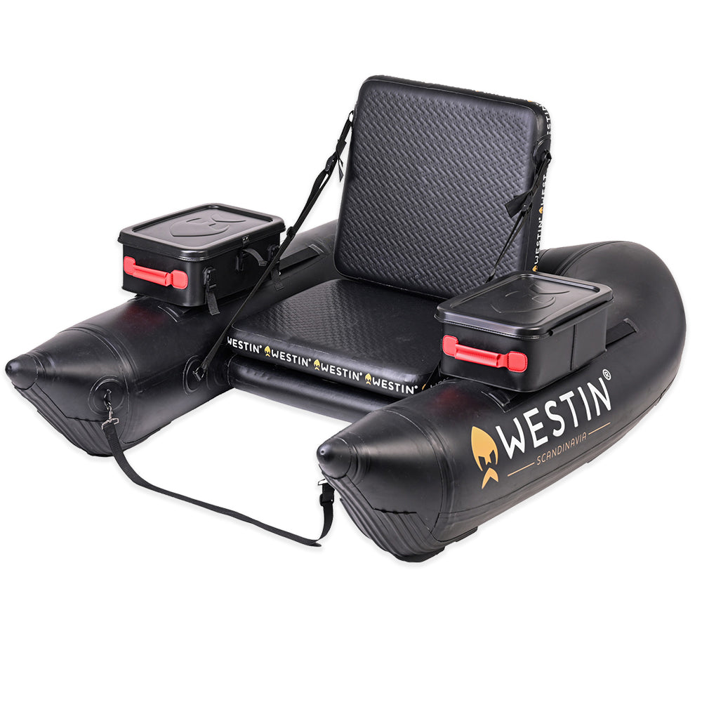 Westin W8 Belly Boat 180cm - Oars | Pump | Tackle Boxes | Storage Bag