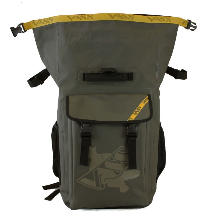 Vass Edition 3 Dry Fishing Ruck Sack 40L -Waterproof Roll top Fishing Tackle Bag