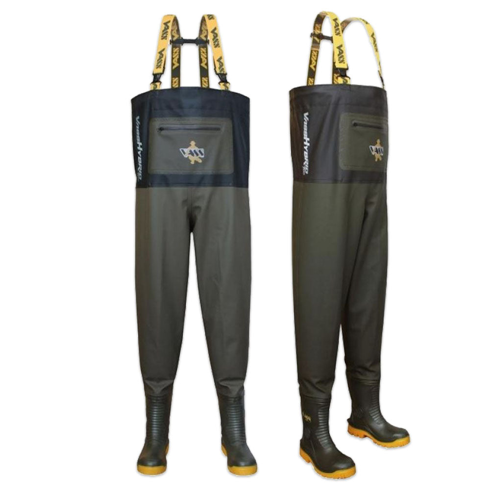 Vass Hybrid 700 Chest Waders - Khaki / Black