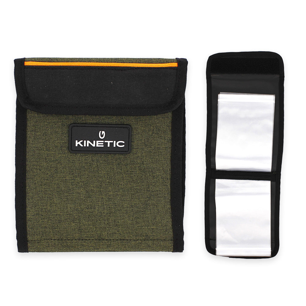 Kinetic Fishing Rig Wallet 10 Secure Pockets - Flip Rig Fishing Wallet