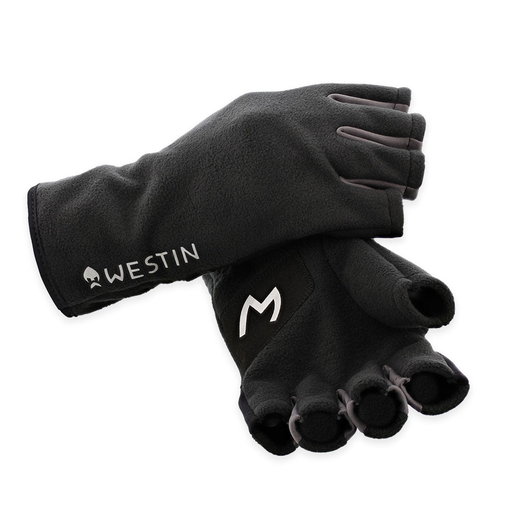Westin HLF Half Finger Fleece Fishing Gloves