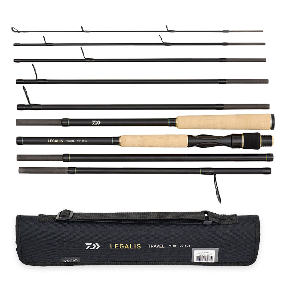Daiwa Legalis Travel Spinning Rod 9ft10 | 20-50g | 9pcs - Travel Fishing Rod