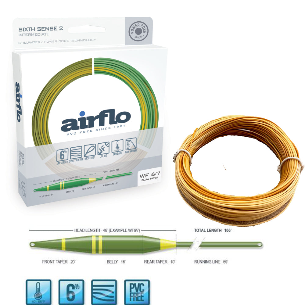 Airflo Sixth Sense 2 Mid Intermediate Fly Fishing Line