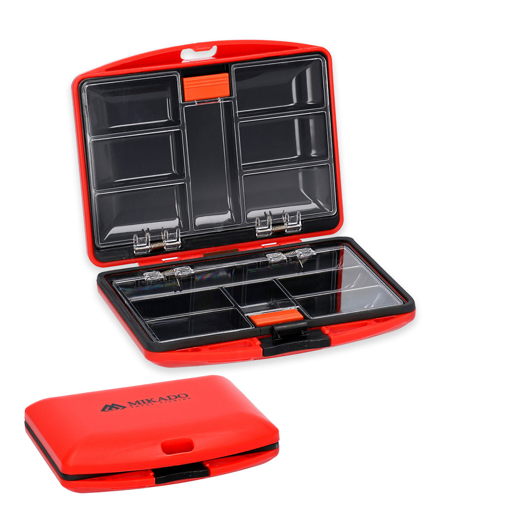 Mikado Double Sided Compartment Tackle Box - (11x9x2.5cm)