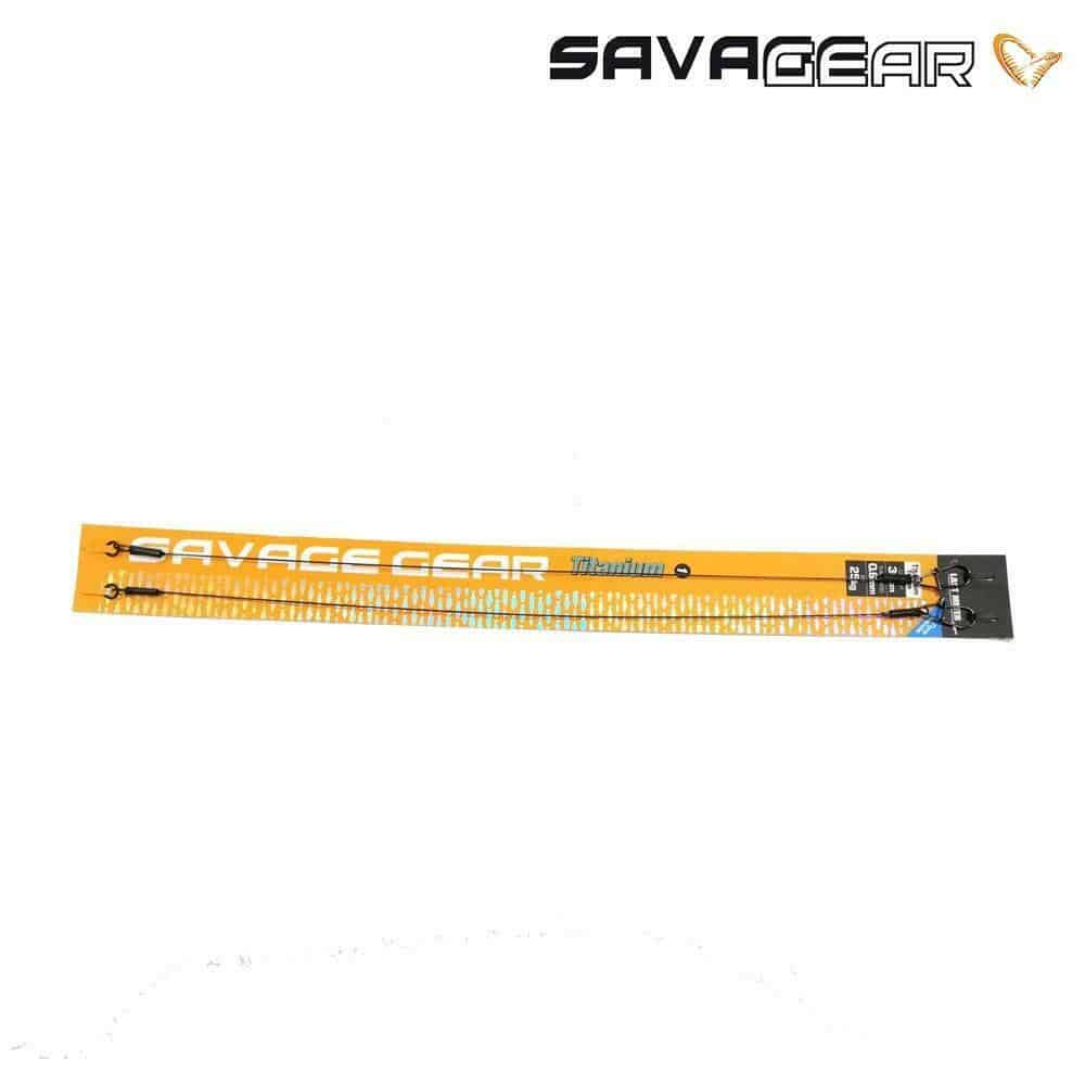Savage Gear Titanium Jerk Bait Traces - Needle Snap - X2