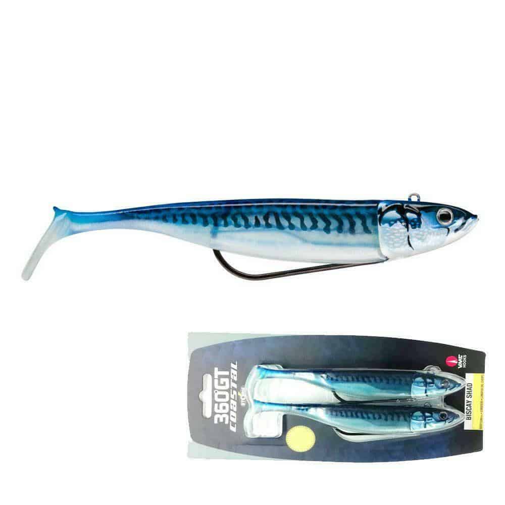 Storm 360 Gt Biscay Weedless Shad Lures 2 Pack - Bass Sea Fishing