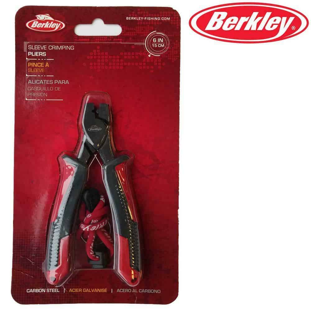 Berkley Sleeve Crimping Fishing Pliers 6" With Lanyard
