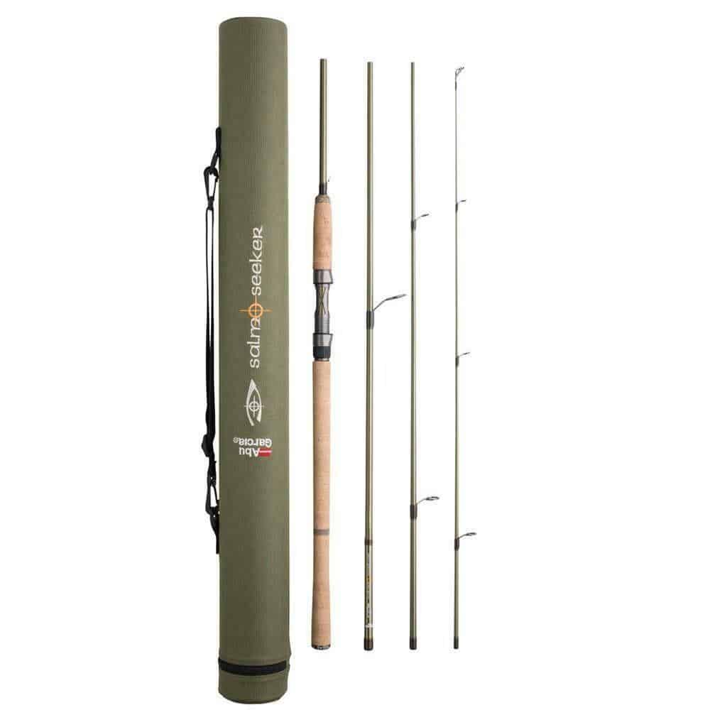 Abu Garcia Salmo Seeker 4 Piece Travel Spinning Rod Abu Garcia Salmo Seeker 4 Piece Travel Spinning Rod